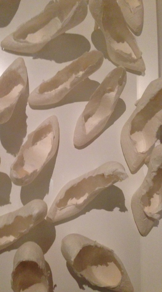 Paper shoes.  Hove museum.