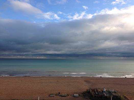 The sea at Brighton in September